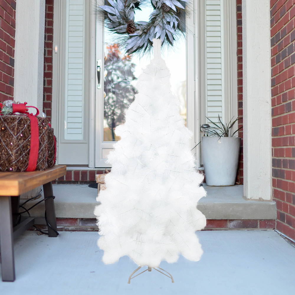 Árbol Navideño Cepillo Artificial Blanco 150 Cm Alto