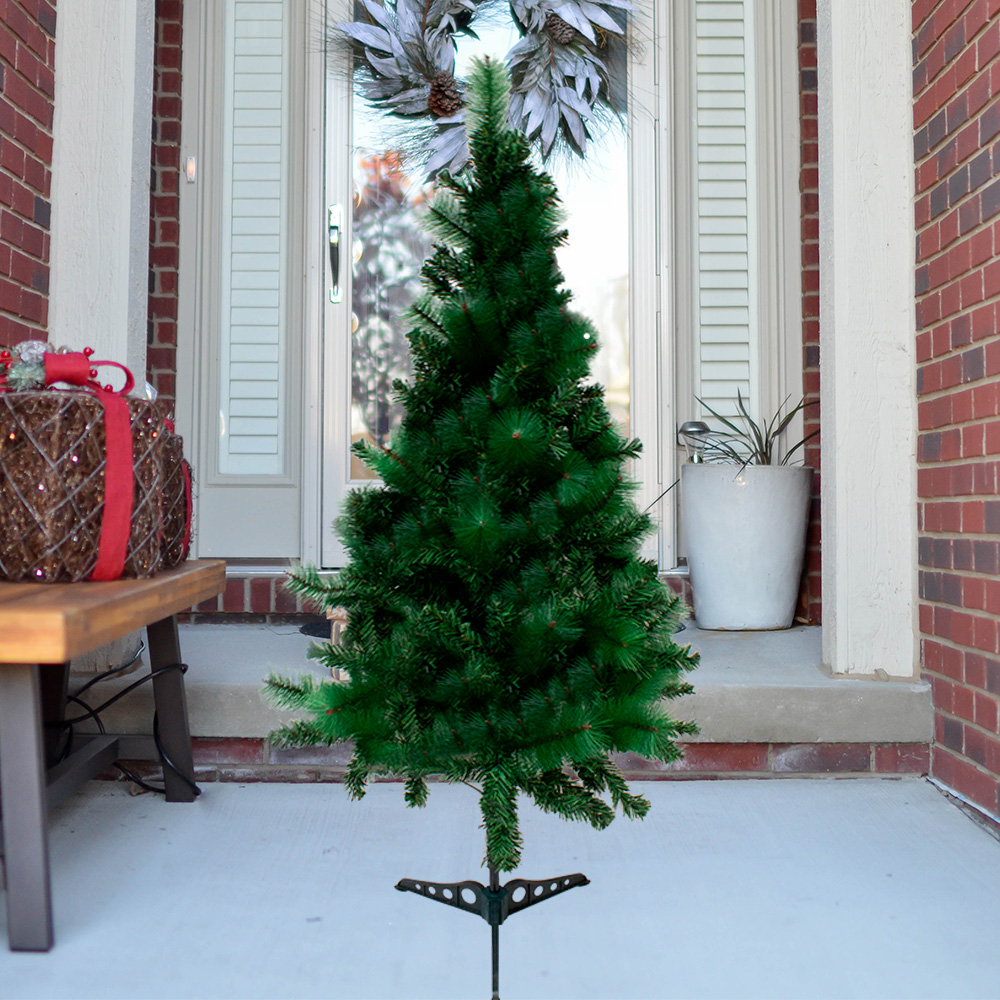 Arbol Pino De Navidad Verde 210 Cm Jaspeado Árbol Artificial Navideño