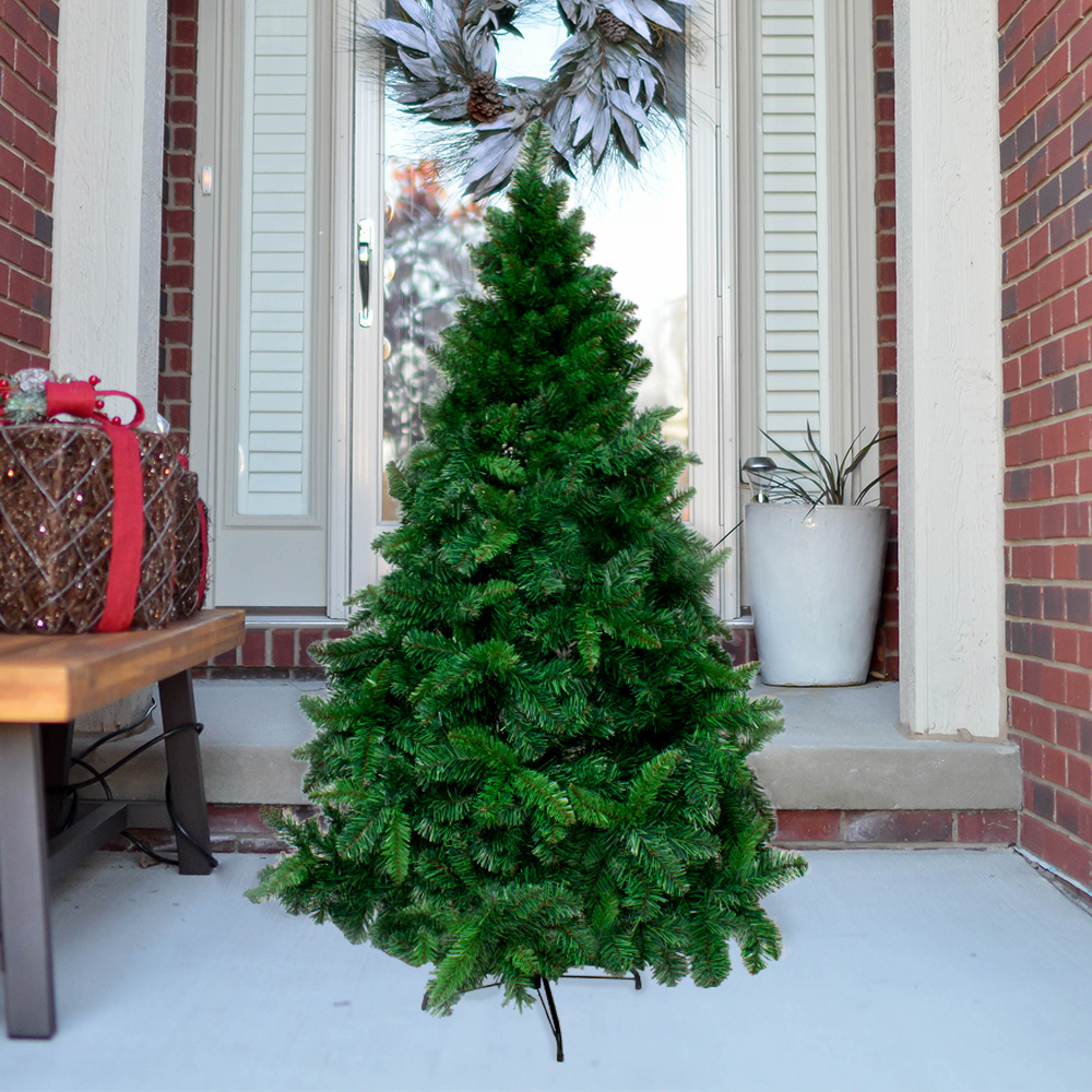 Árbol Tupido Navideño Verde Artificial 210 Cm Altura