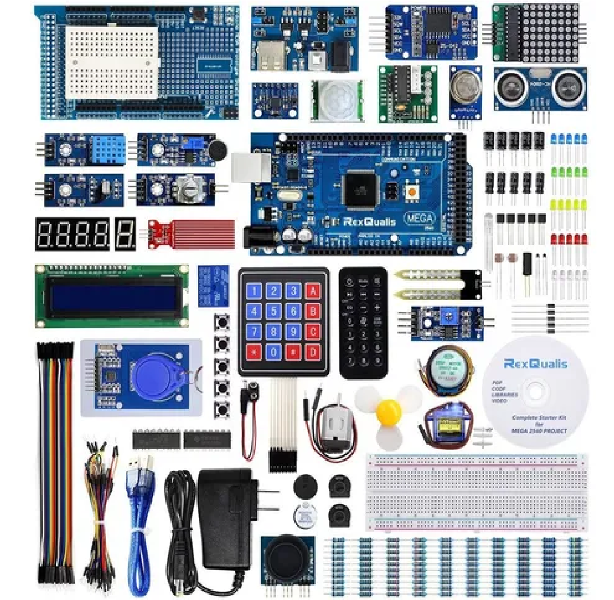 Kit Compatible C/ Arduino Mega 2560 Con Español Tutorial