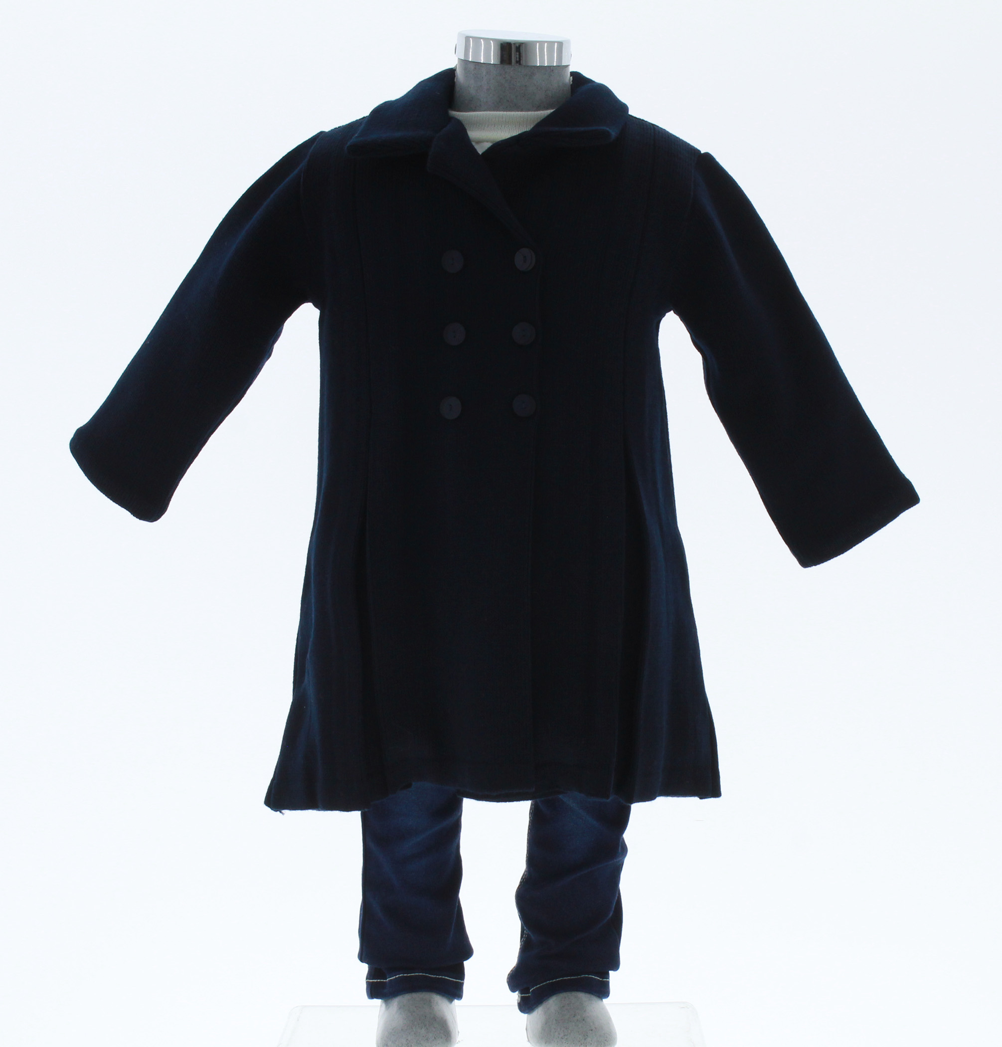 Abrigo Azul Marino Niña