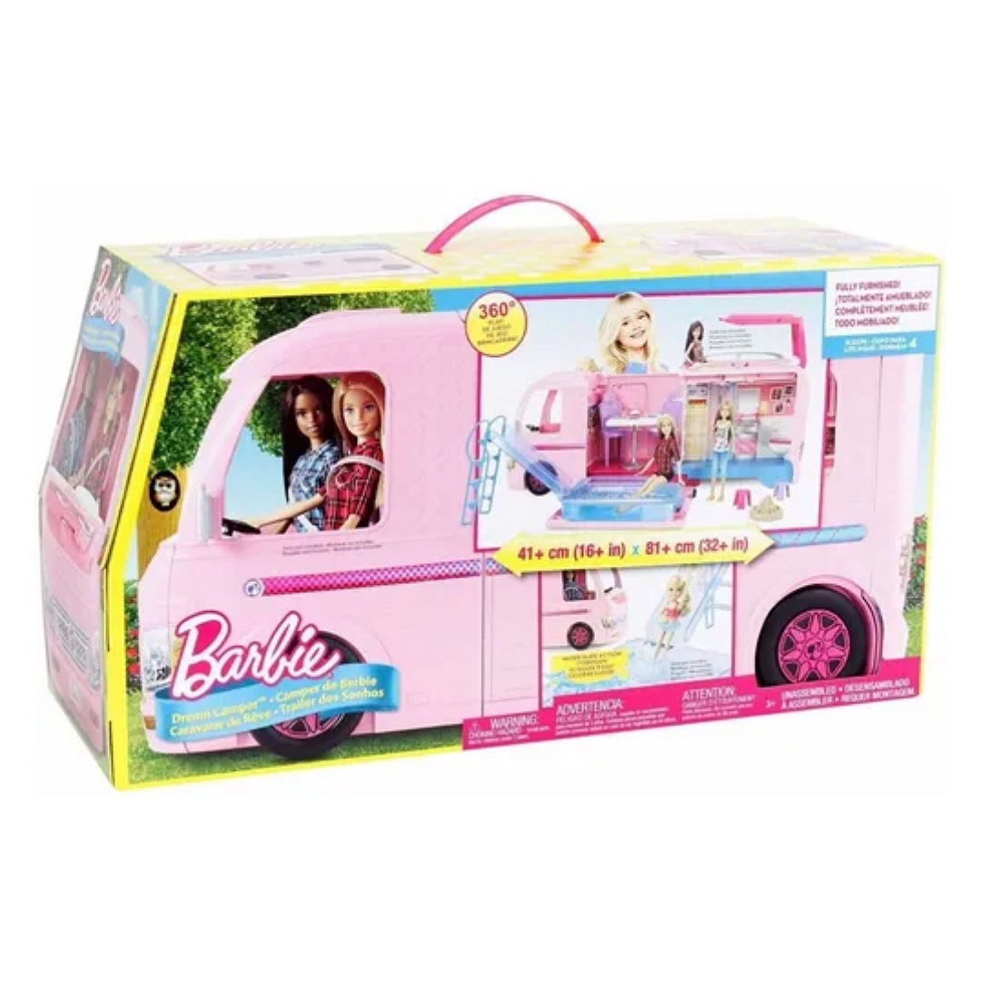 Playset Amazon Autocaravana Barbie Barbie SISTERS GO CAMPING Pop