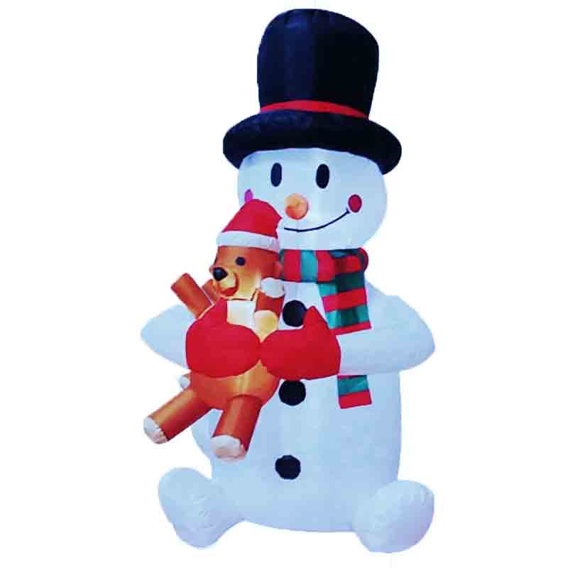 Un Muñeco De MuÃ±eco De Nieve Con Bolas De Poliespan Nieve Con MuÃ±