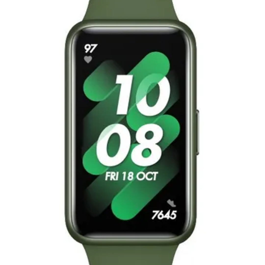 Huawei Band 7 1.47" Caja De Polímero Green, Malla Wilderness Green De ...