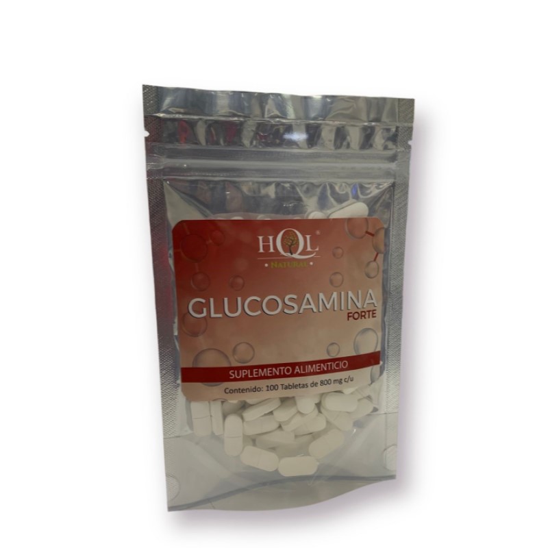 GLUCOSAMINA 100 TABLETAS 800MG HQL