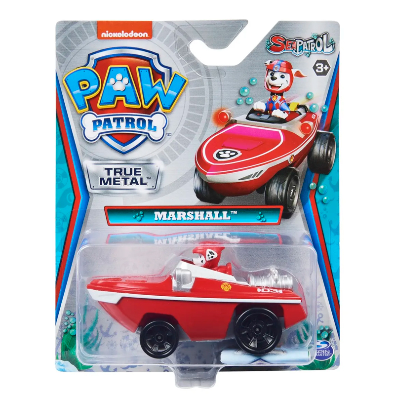 Paw Patrol Marshall Lancha True Metal