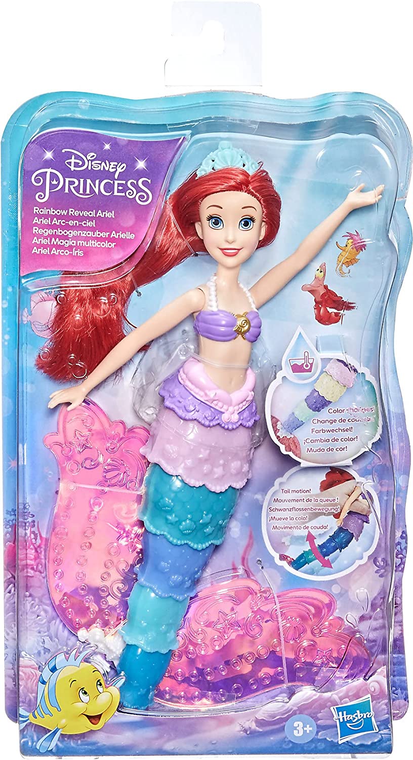 Disney Princess Ariel Rainbow Reveal Magia Multicolor