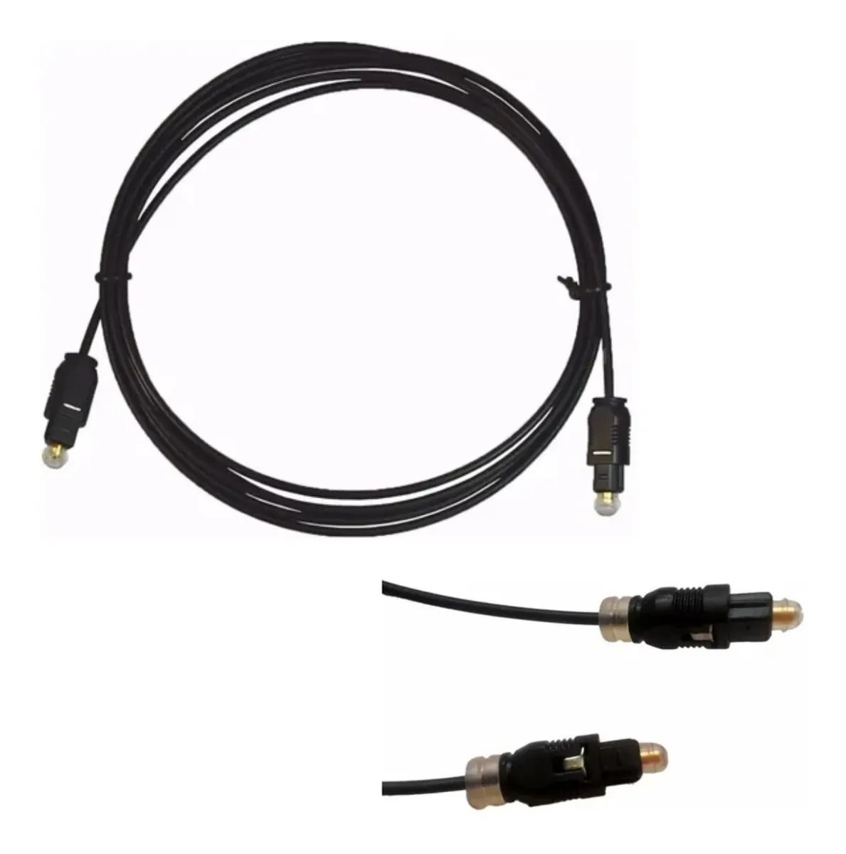 Cable De Fibra Optica Para Video Audio Digital 1.5 Metros