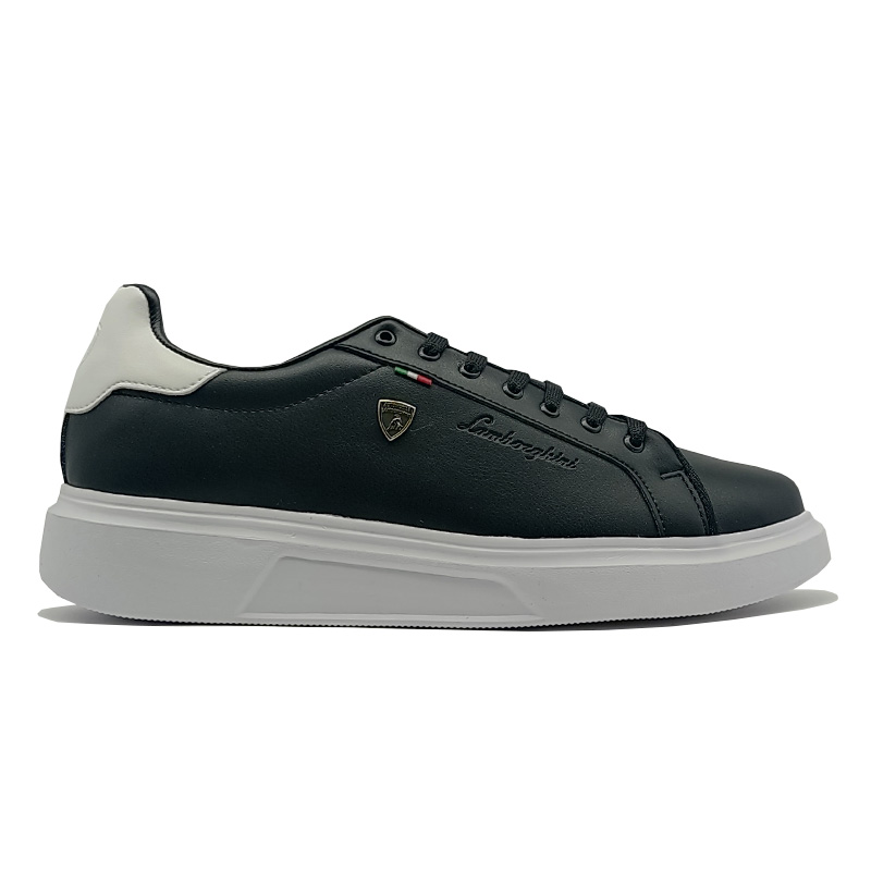 Tenis Lamborghini 7784 Negro Blanco Hombre Mujer Unisex Originales
