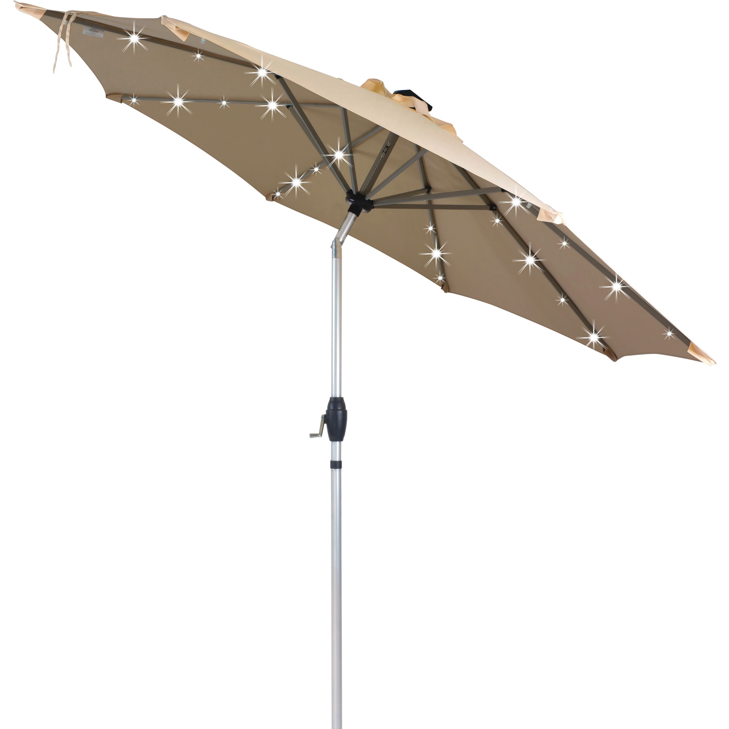 Parasol Rectangulaire Daromigo 210x140 Cm - Manivelle Et Inclinaison - Toile UV50+ Imperméable - Pour Jardin Et Terrasse