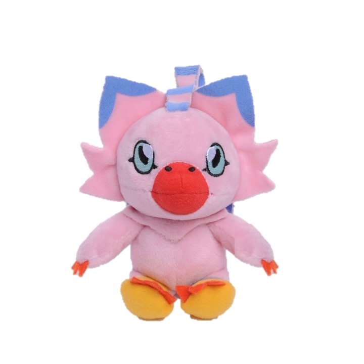 Hace poco terminé este peluche de Chibimon o DemiVeemon que