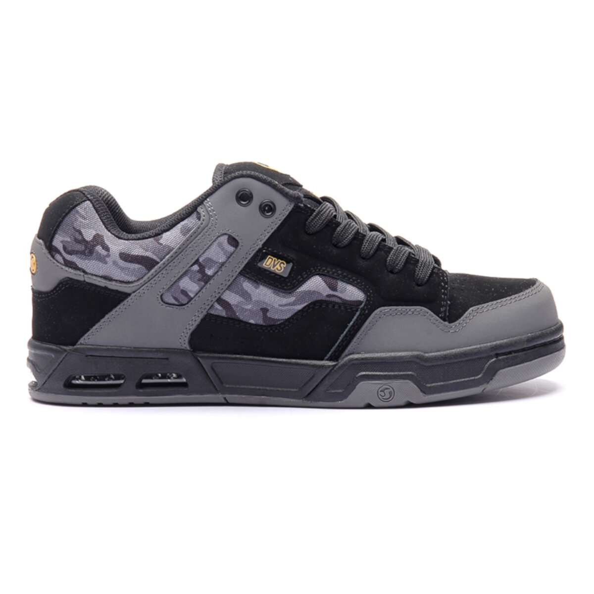 Tenis DVS Enduro Heir 983 BLACK CHARCOAL CAMO NUBUCK.