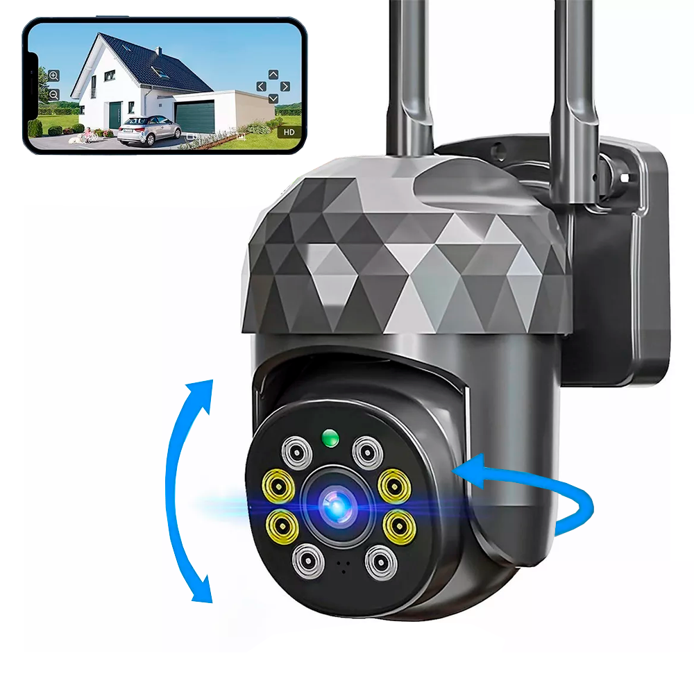 Cámara Videovigilancia Para Exteriores Wifi 2mp Hd Cámara De Seguridad