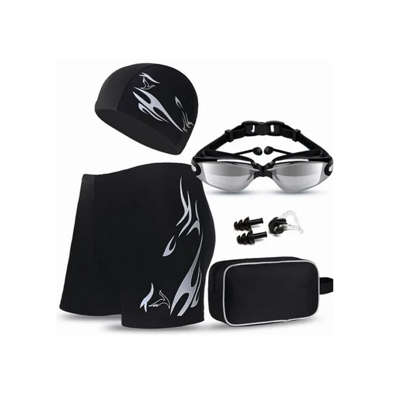 Kit De Gafas Natación Traje De Baño Hombre 5 En 1.