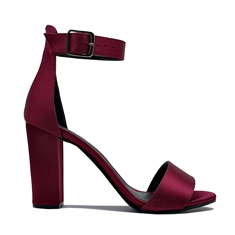 Tacones EVAG 1020 Vino Mujer Fiesta Formales Moda Primavera Verano