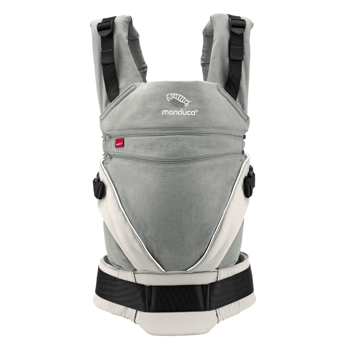 Manduca XT Gray White Mochila Cangurera Ergonómica portabebés Evolutiva.