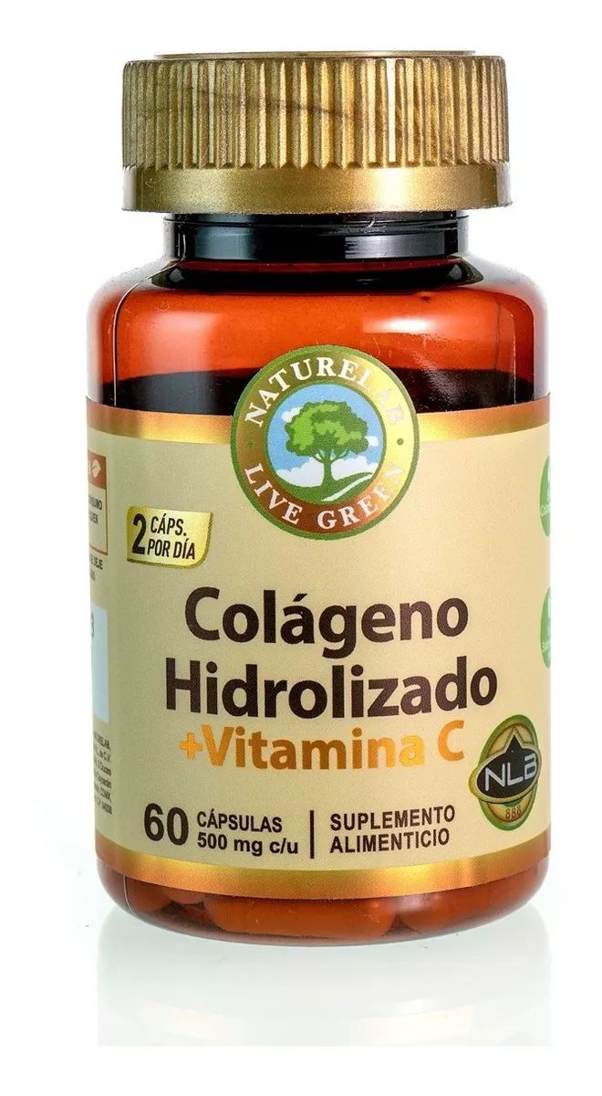 Colágeno Hidrolizado + Vitamina C - 60 Cápsulas - Naturelab Sin Sabor