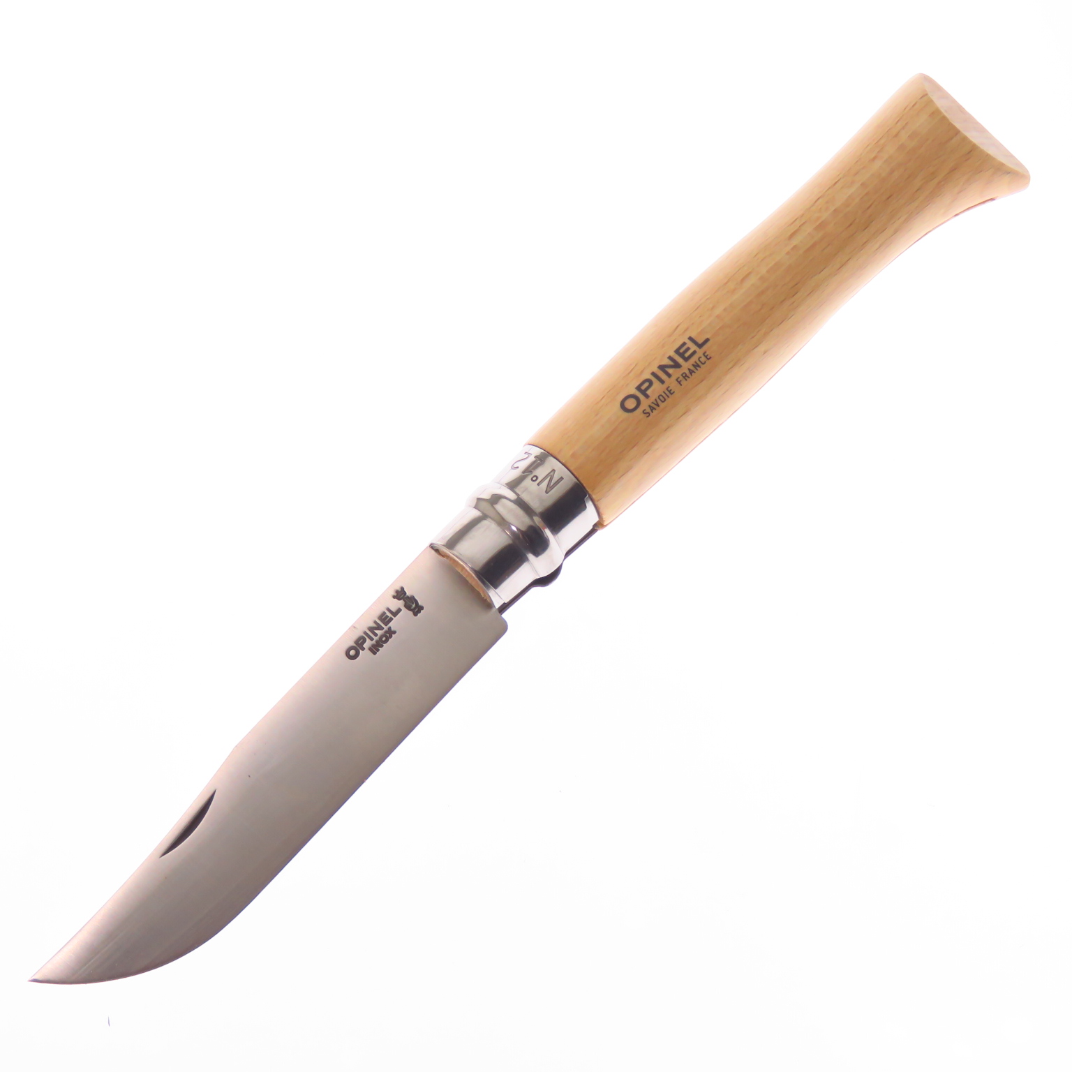 Op001084 Opinel N12 Inoxidable Navaja Clip Point C Seguro