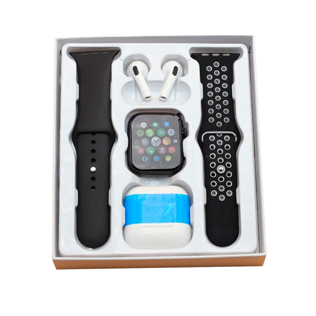 Reloj Inteligente T55 Pro Max Con Correa Adicional Mas Audífonos