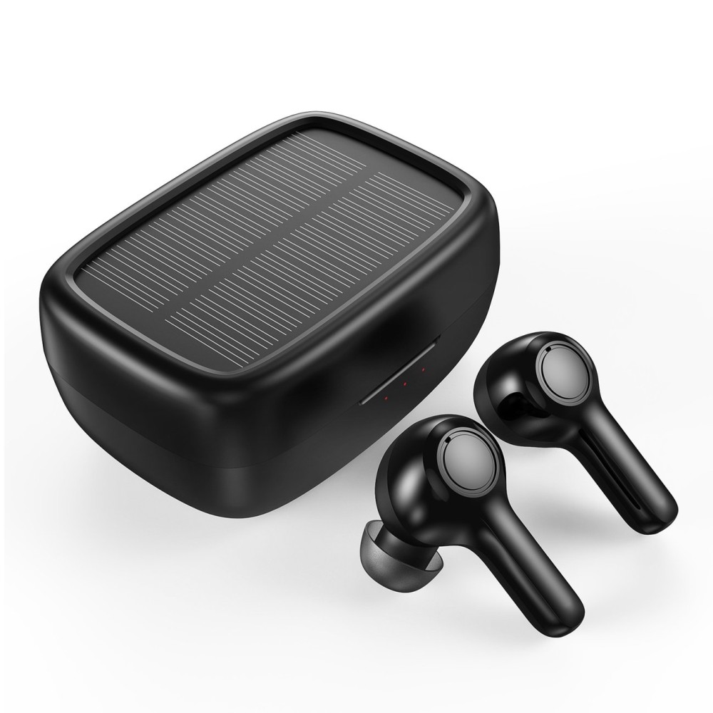 Audifonos Bluetooth con Estuche de Carga Solar
