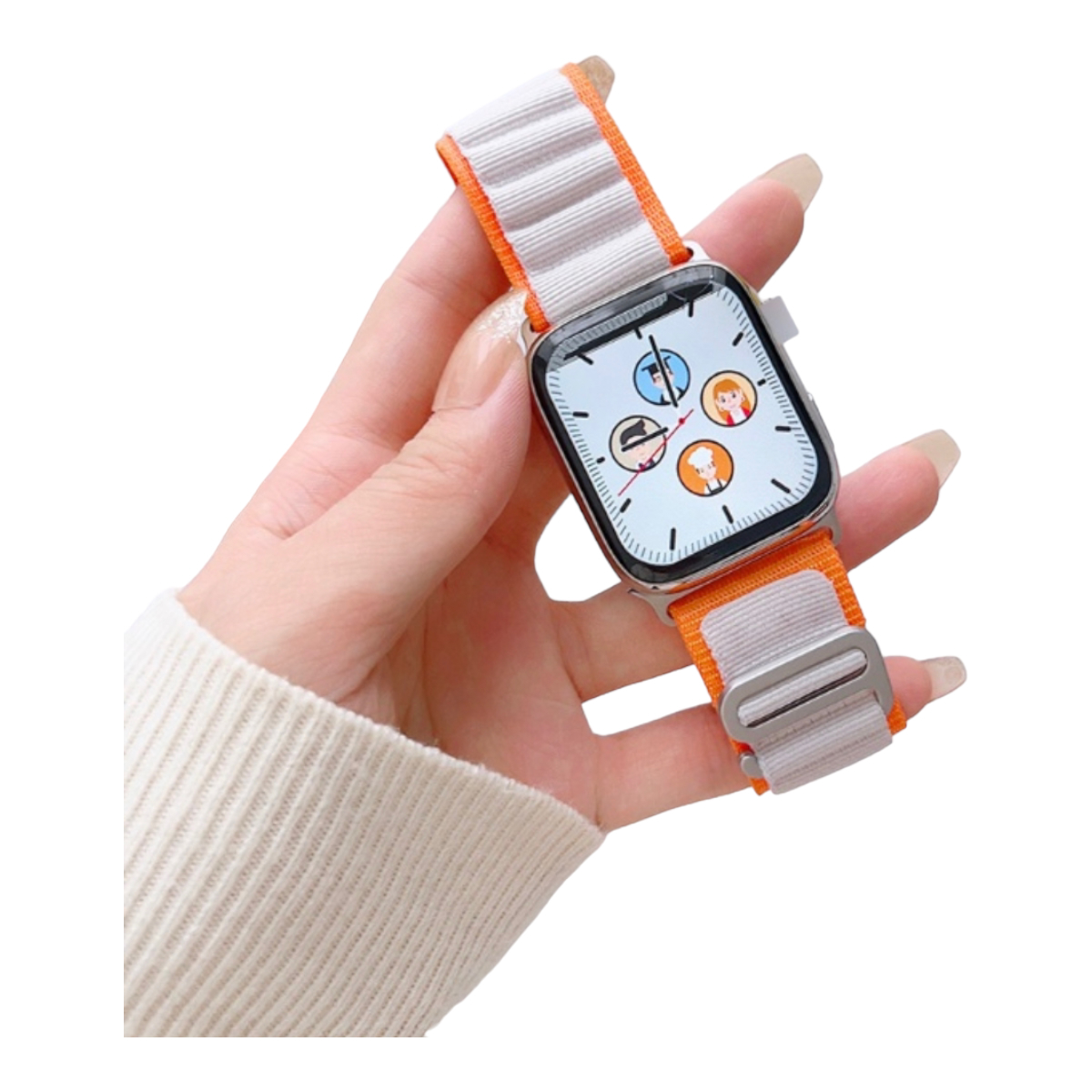 Correa Tela Estilo Alpine Compatible Con Apple Ultra 49mm.