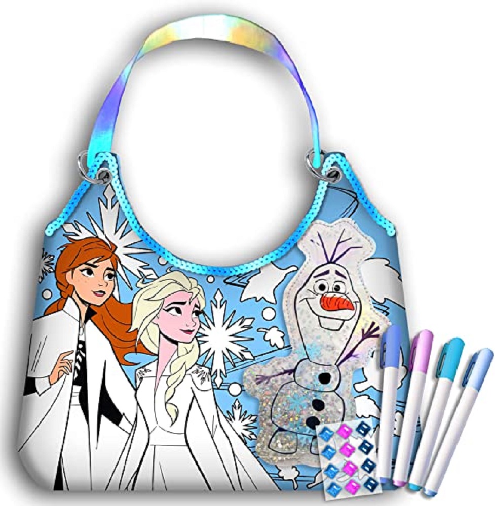 Frozen 2 Color N Style Purse Con Bolso.