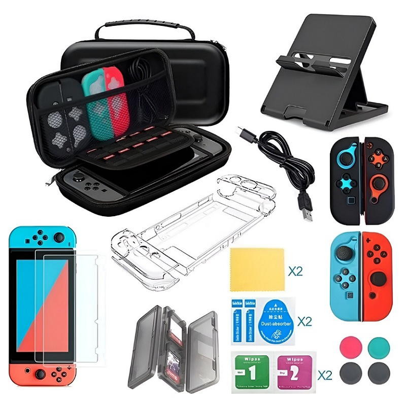 Kit De Accesorios Con Estuche Para Nintendo Switch 25 Es 1