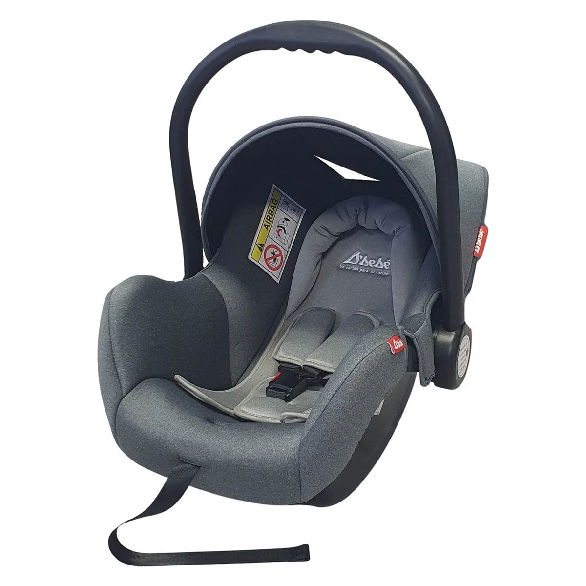 Autoasiento Portabebe 1a etapa Mai Travel Gris D`Bebe