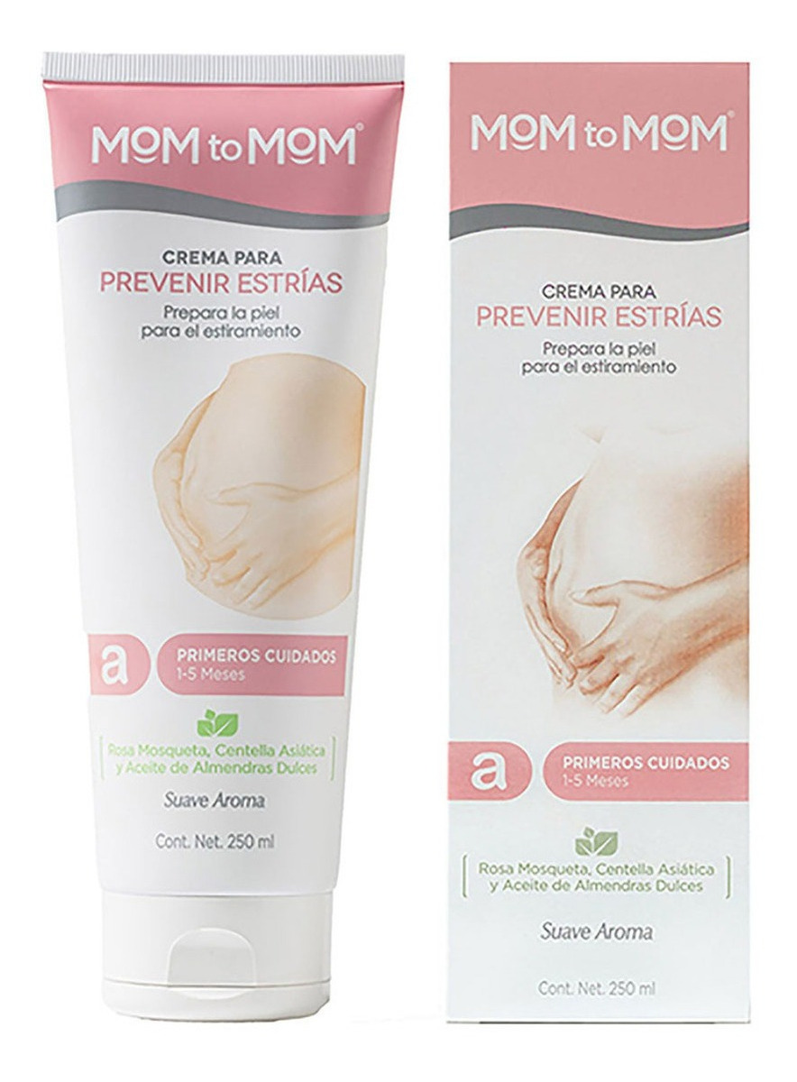 Crema Corporal Mom To Mom Para Prevenir Estrías Suave Aroma A 250ml