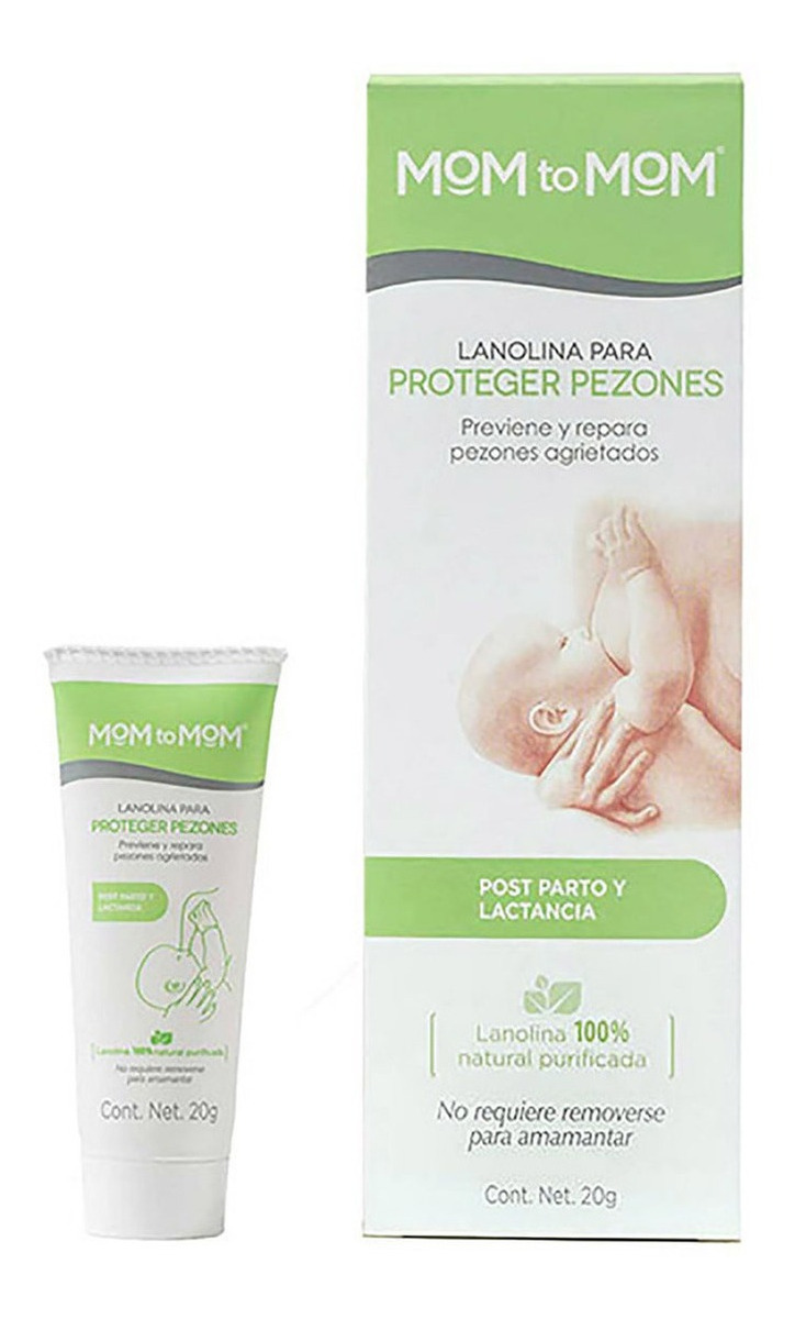 Lanolina Mom To Mom Para Proteger Pezones Post Parto Y Lactancia 20g