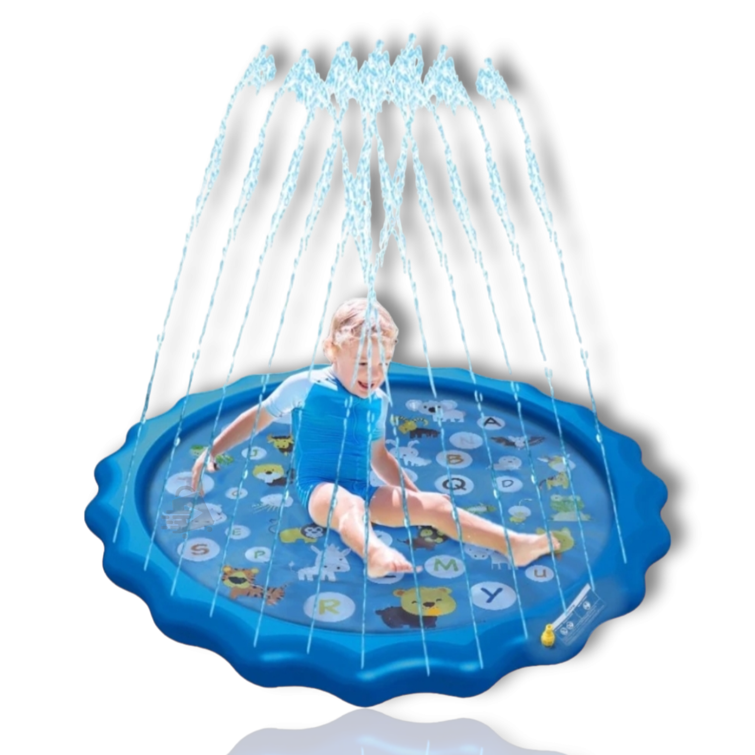 Almohadilla Inflable Con Aspersores De Agua Infantil