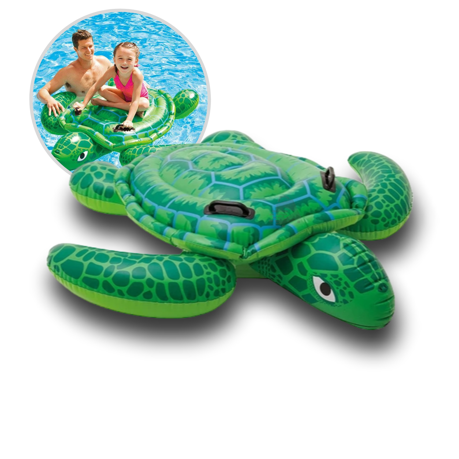 Flotador Tortuga Inflable Grande 160 cm Para Alberca