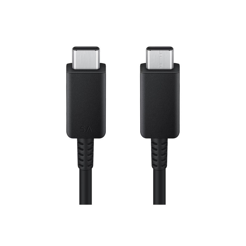 CABLE SAMSUNG TIPO C A TIPO C DE 1,8 M (5A), NEGRO.