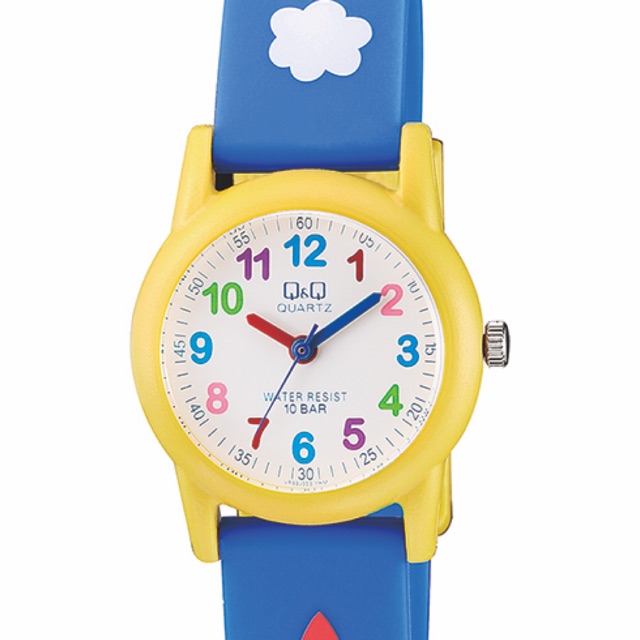 Reloj Infantil Para Niño Q & Q Cohete Análogo Vr99j003y