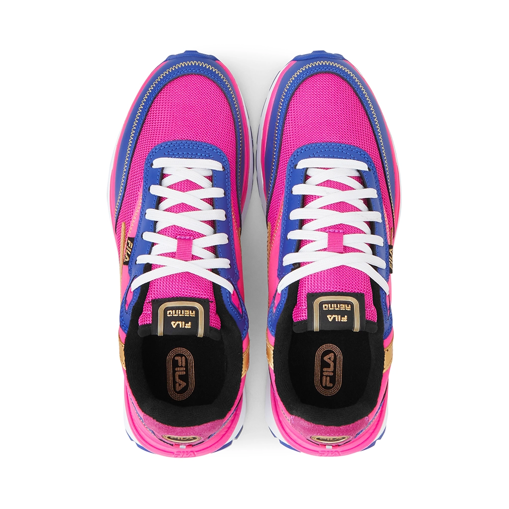 Zapatos fila blancos con rosado o dorado hotsell