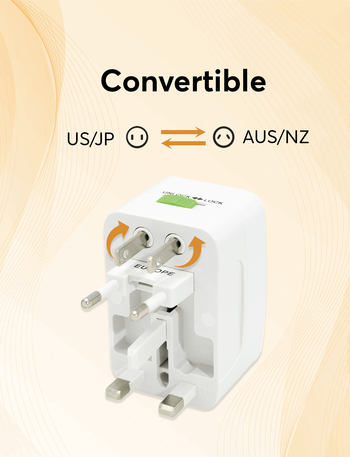 Clavijas Adaptadoras Internacionales Lagom All-in-one Convertidores - Foto 3