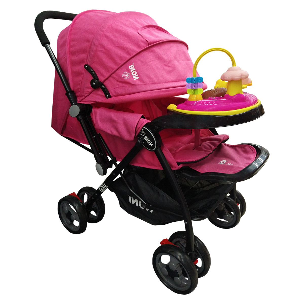 Carriola para Bebe Tablero Musical Angelin 555-P Rosa