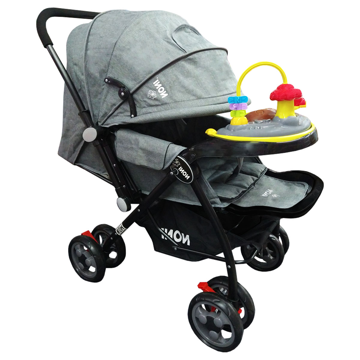 Carriola para Bebe Tablero Musical Angelin 555-P Gris