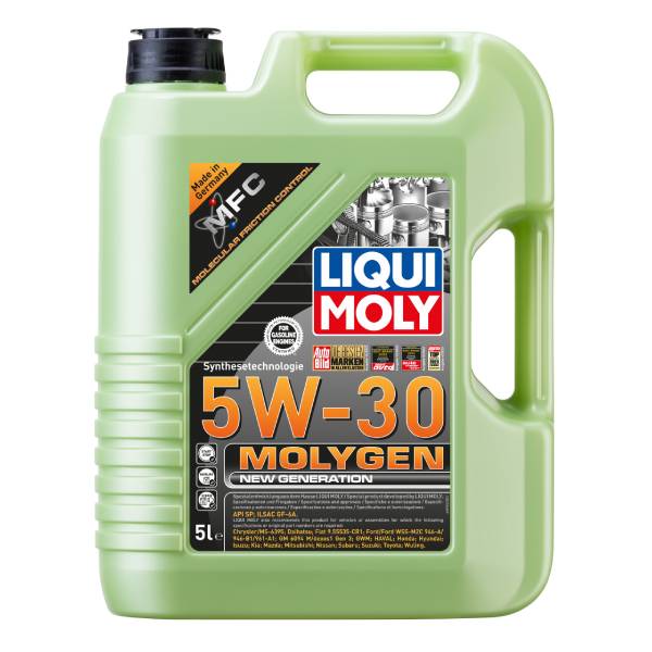 Aceite Sintético 5W30 para Motor Liqui Moly Molygen Nueva Generación, 5 L