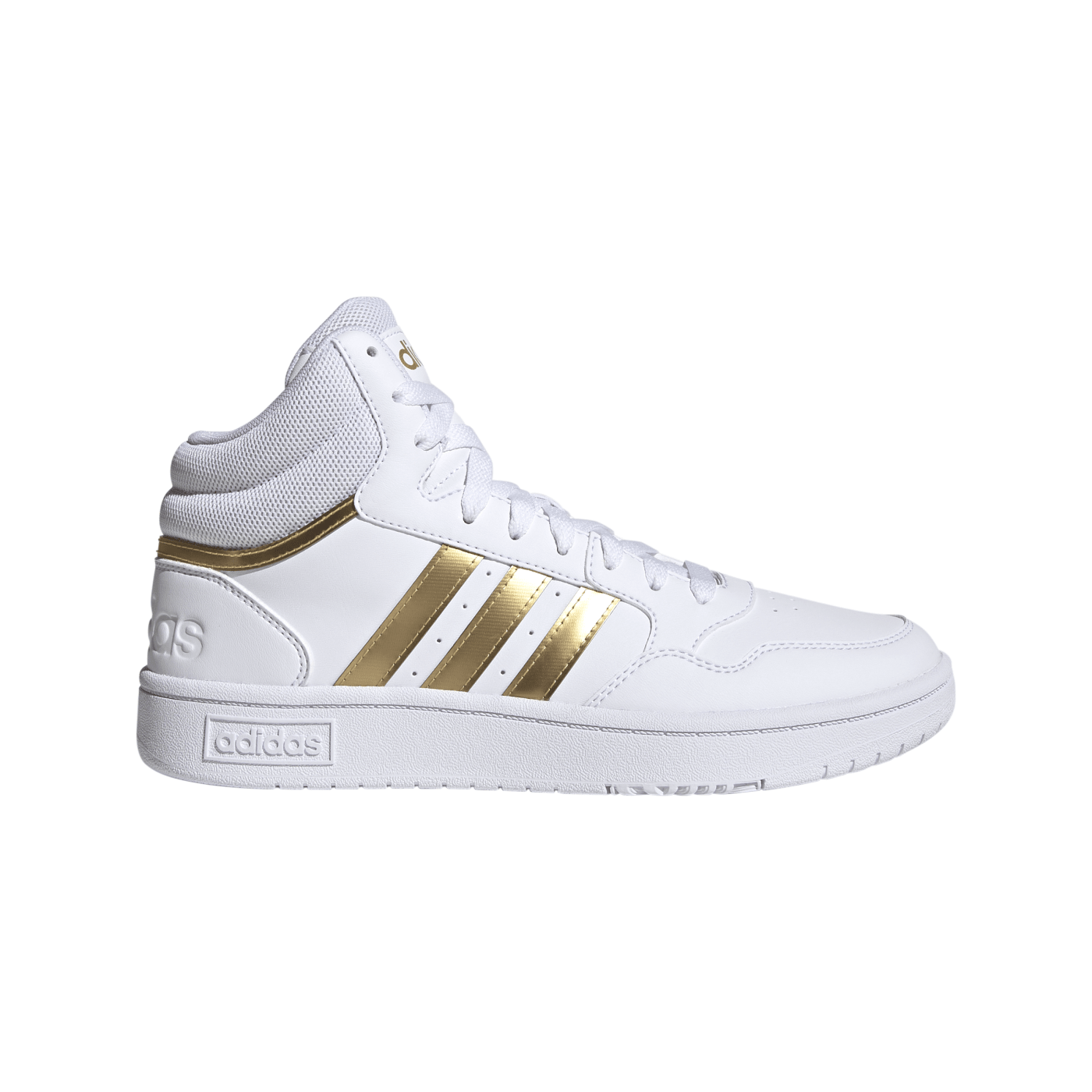 TENIS ADIDAS MUJER BLANCO ADIDAS HOOPS 3.0 MID HP7958.