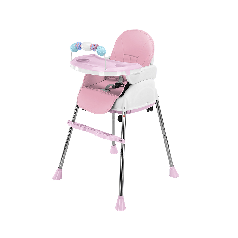 SILLA DE BEBÉ PARA COMER 3 EN 1 COLOR ROSA