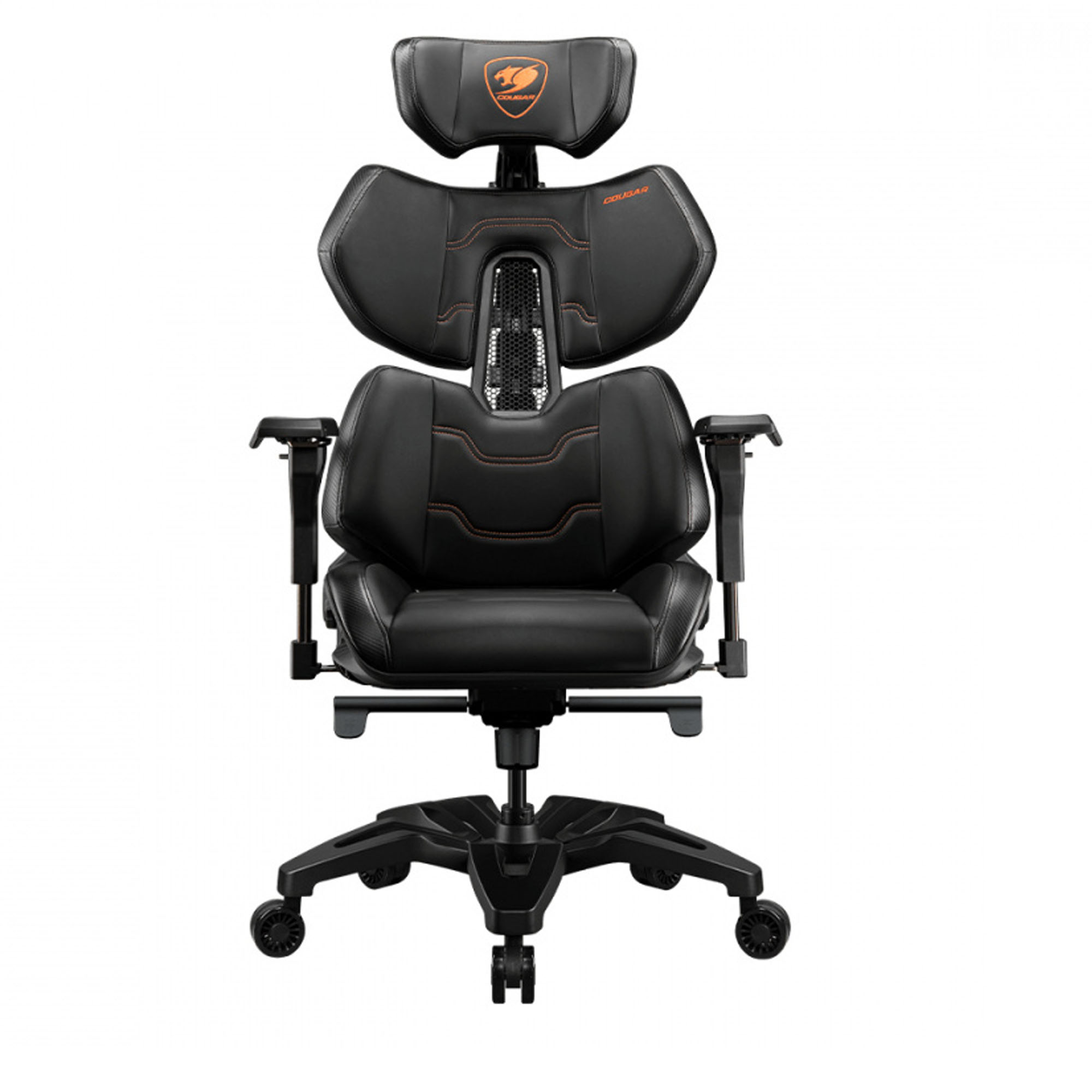 Silla Gamer CougarTerminator hasta 135Kg Negro/Naranja