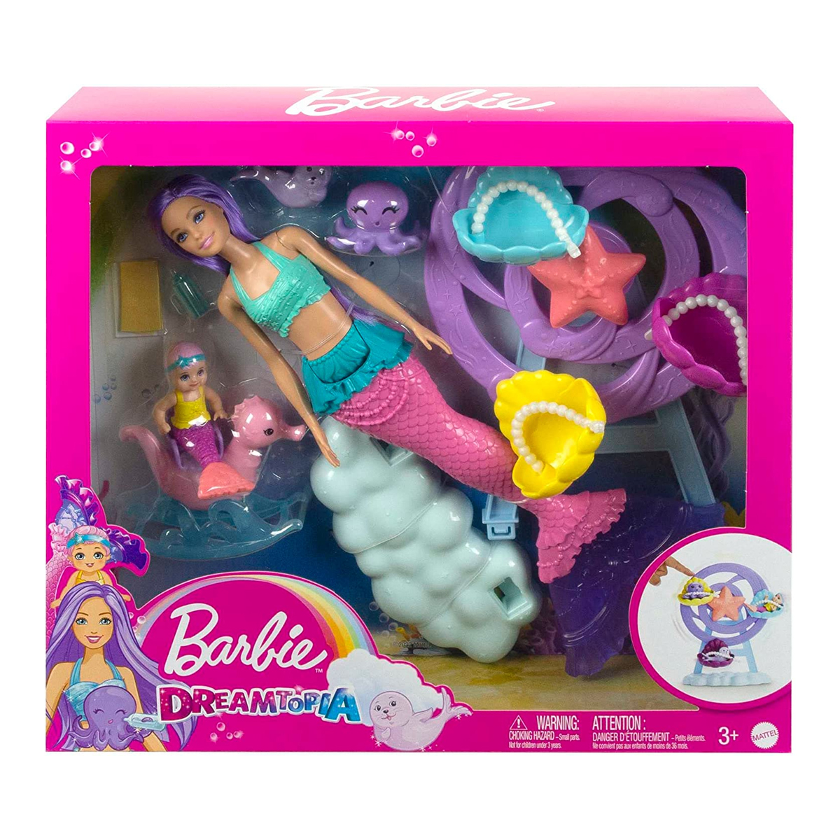 Muñeca Barbie Dreamtopia Sirena Con Slime MUÑECA BARBIE SIRENA SLIME