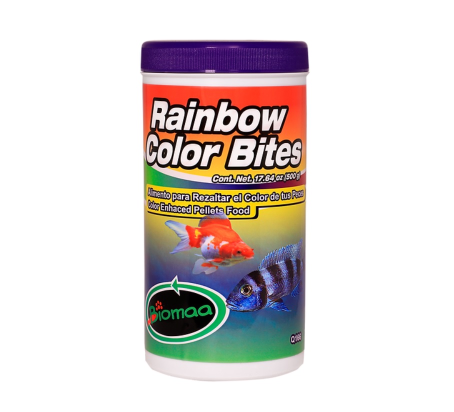 Rainbow Color Bites Alimento en Pellets para resaltar el color 500g - Biomaa