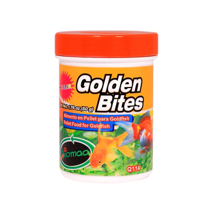 Golden Bites Alimento en pellet para Gold Fish 50g 2 pzs - Biomaa