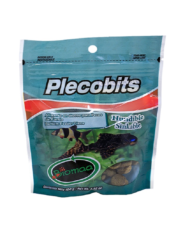 Plecobits 100g Bolsa Pouch 2 pzs - Biomaa 