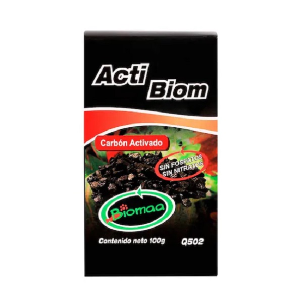 Acti-Biom Carbon Activado 100gr  3 pzs - Biomaa 