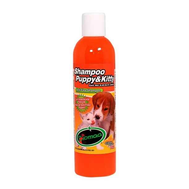 Shampoo Puppy & Kitty Antipulgas 250 ml - Biomma