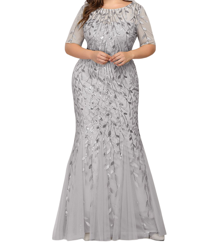 Vestido Gris Vestidos Para Damas De Honor Color Plata Vestidos De