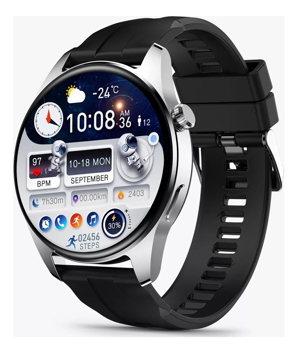 Reloj Smartwatch Hk4 Hero Brujula Amoled Hr Bp Nfc - Main Image